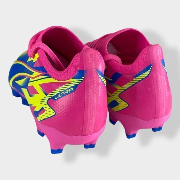 Puma Ultra Match Energy Soccer Cleats FG/MG Pink Blue Mens size 7 107543-01 New - Picture 5 of 8